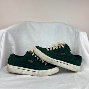 Nike Vintage 80s Canvas Shoes Green Lace Up Sneakers Size 9